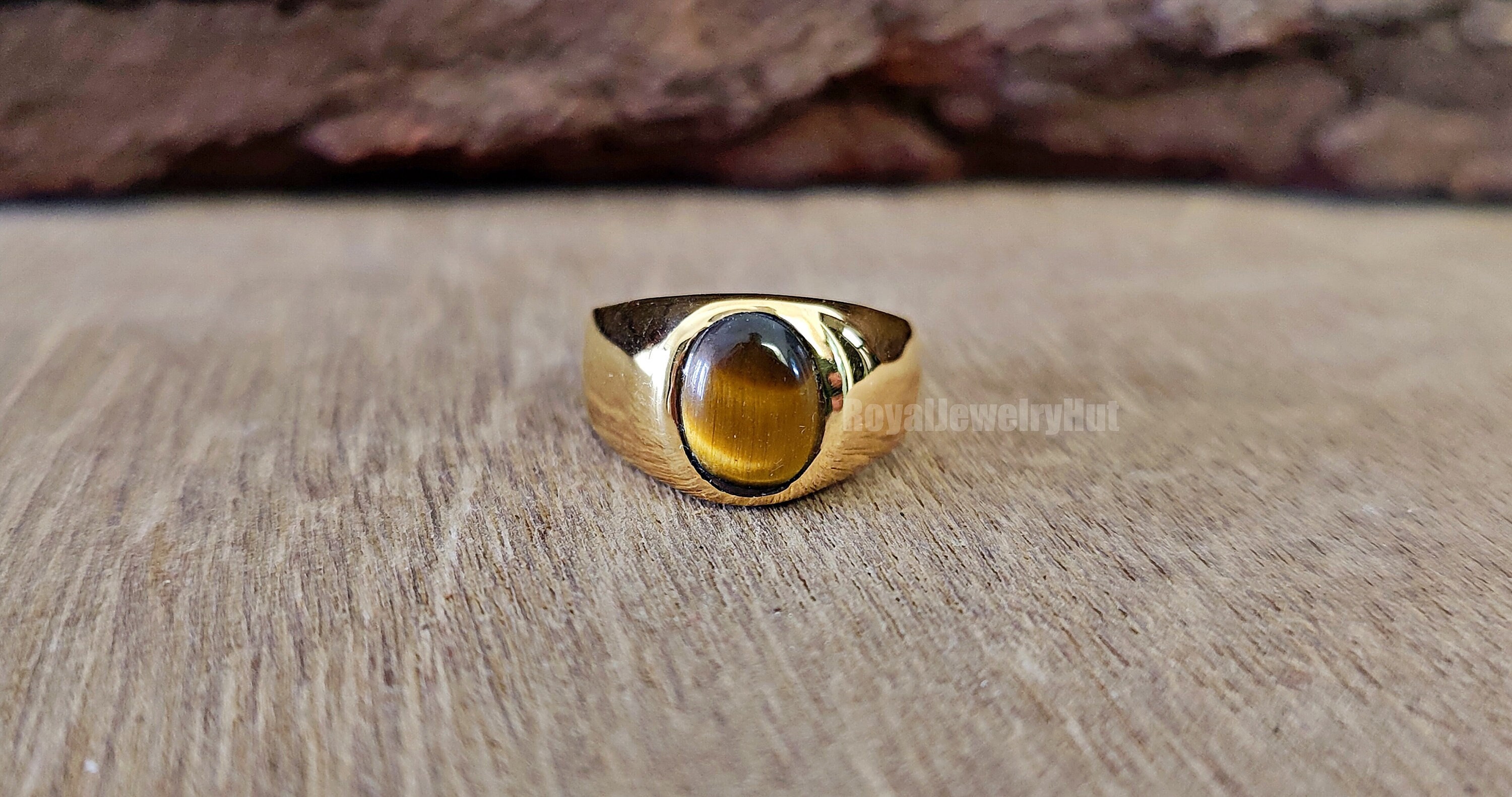 Solid 925 Sterling Silver Jewelry Heavy Ring Father’s Day Gift Ring Man’s Ring Handmade Ring Big Stone Ring Statement Ring Natural Tiger Eye Ring Stylish Ring 