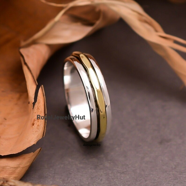 Women Ring Spinner Ring Sterling Silver Ring