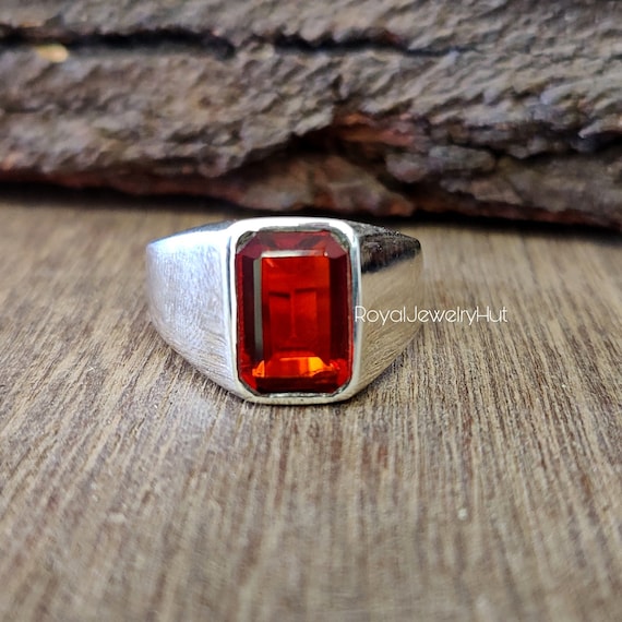 Vintage Mens Art Deco Ruby Signet Ring – Boylerpf