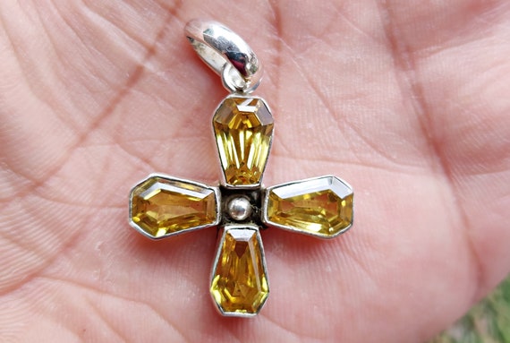 Coffin Pendant, Citrine Gemstone Pendant, 925 Silver Pendant, Handmade Coffin Pendant, Tiny Coffin Gemstone, Silver Jewelry Gift for Her