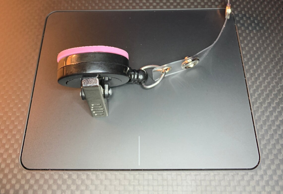 Retractable Alligator Clip Badge Holder Etsy