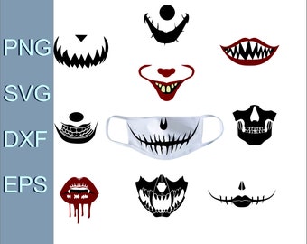 Download Funny Face Mask Svg Etsy