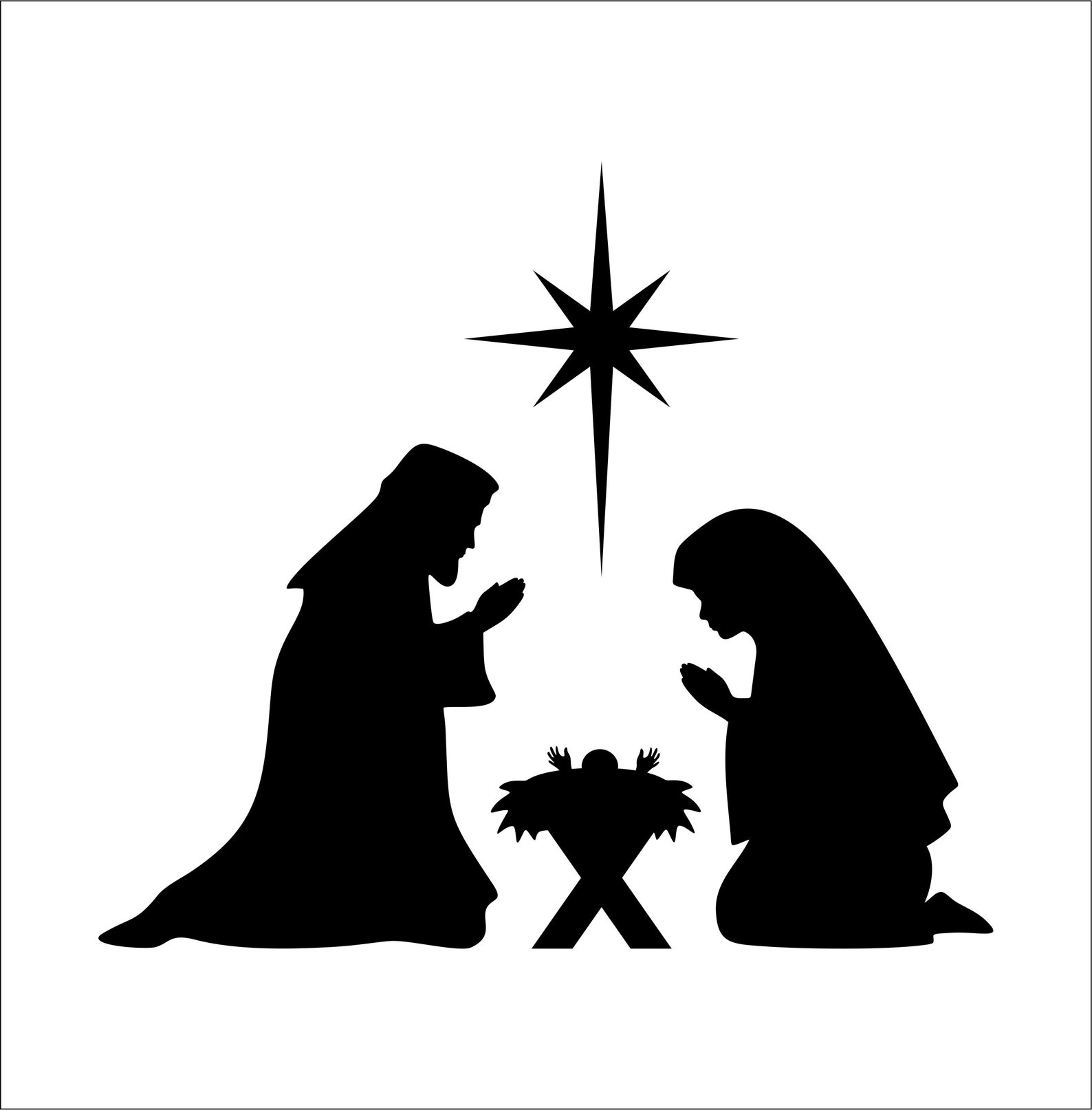 Nativity Scene svg Joy to the world. The Lord is Born dxf Etsy