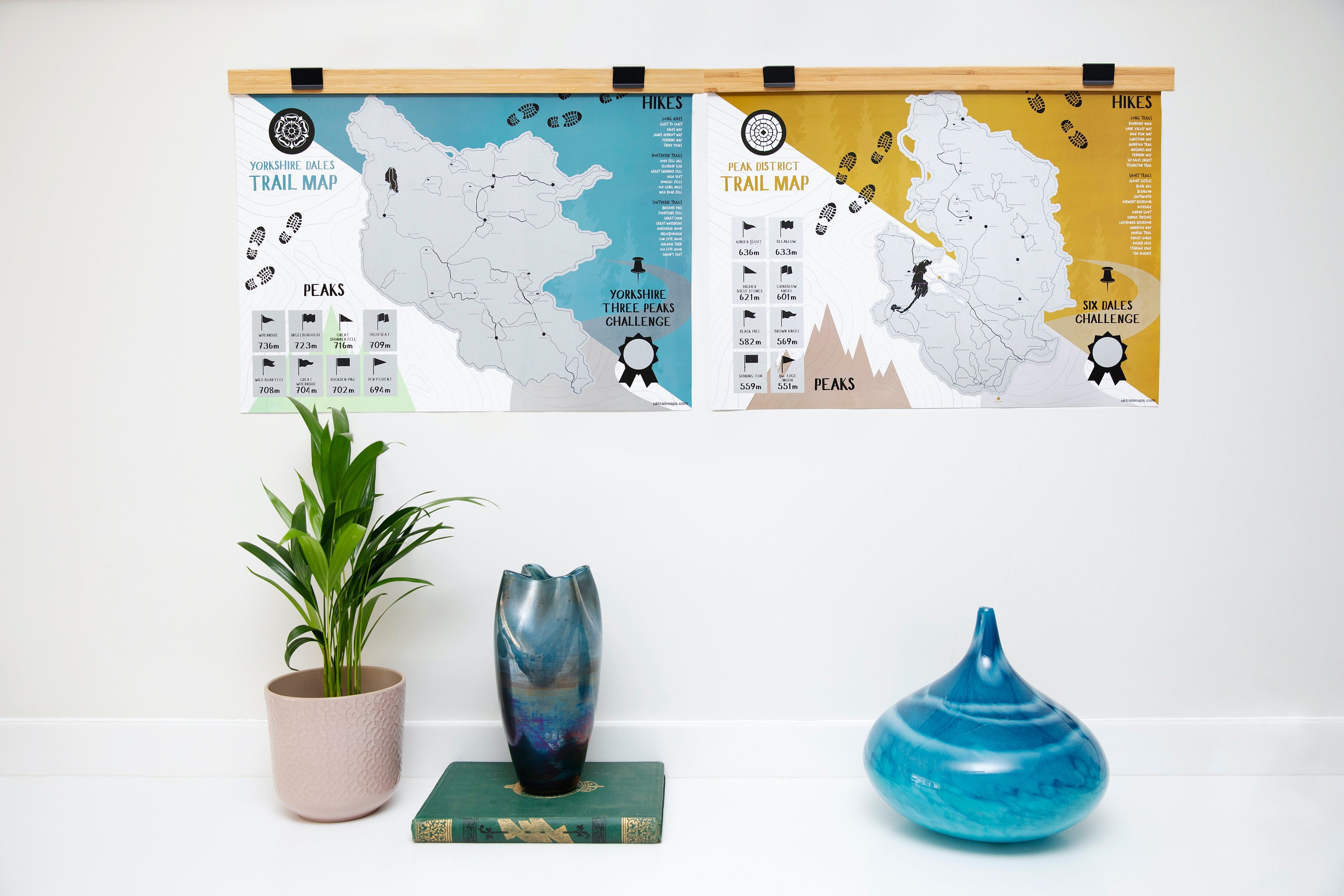 Peak District Scratch Map Peak District Scratch-Off Hiking Routes & Peaks Map | Etsy Uk