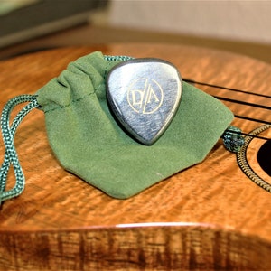 Buy one get one free, your choice- Dell&#39;Arte MN-73 Standard Hematite stone guitar pick