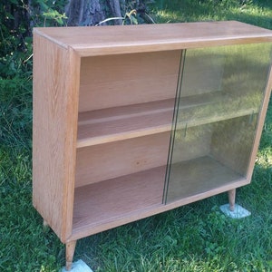 Wooden Bookcase Mid century modern vintage