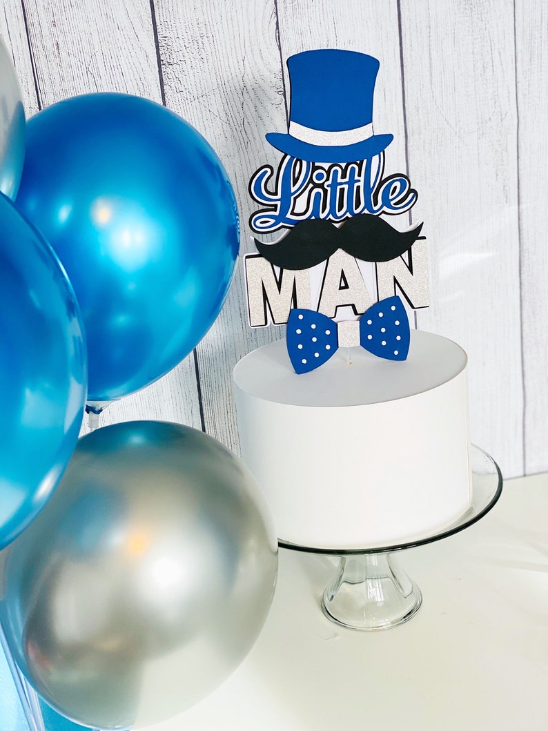 Little Man Little Man Cake Topper Boy Birthday Boy Cake - Etsy