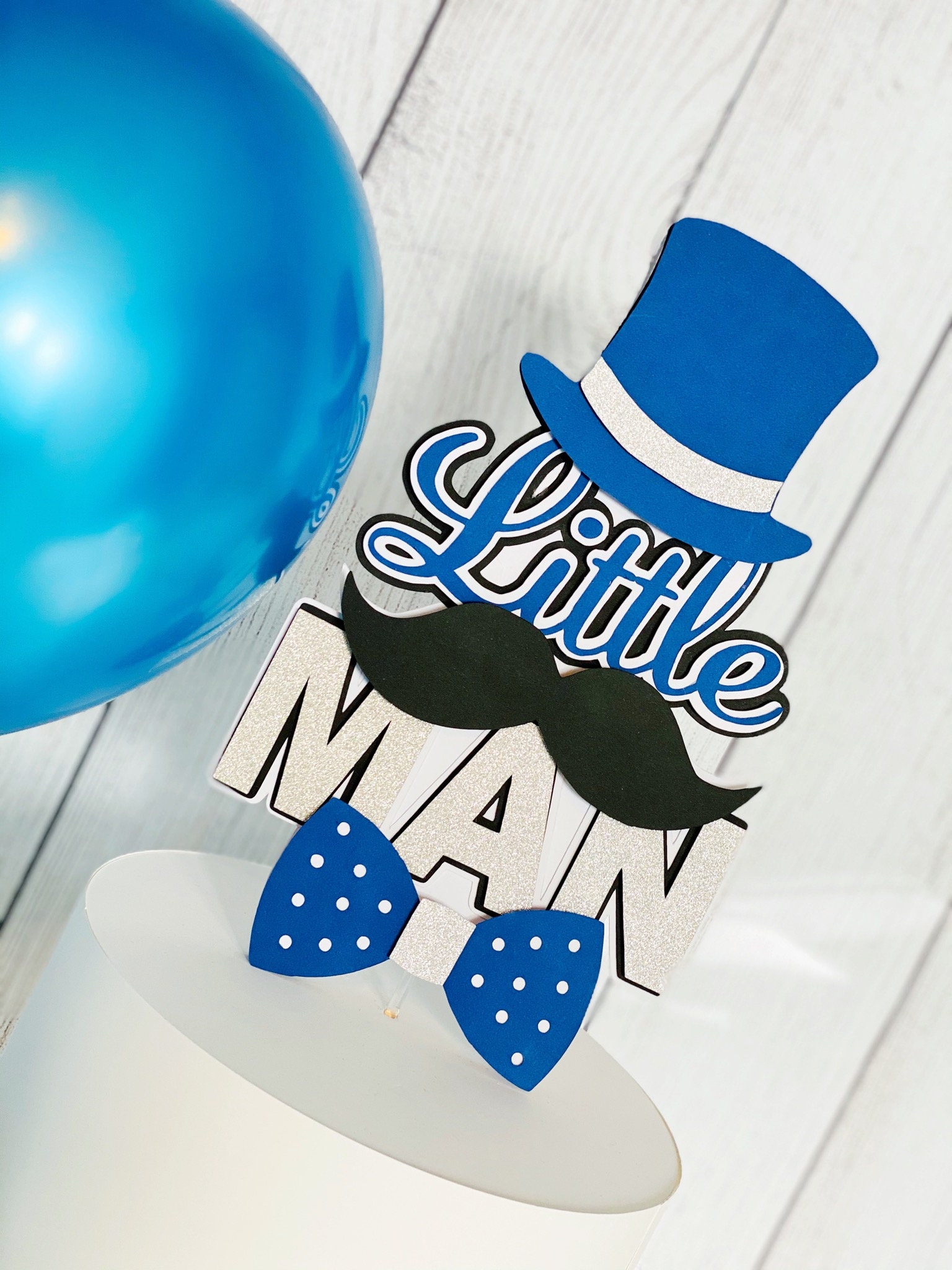 Little Man Little Man Cake Topper Boy Birthday Boy Cake - Etsy