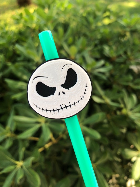 Nightmare Before Christmas Straw Buddies, Disney Straw Buddy, Jack  Skellington