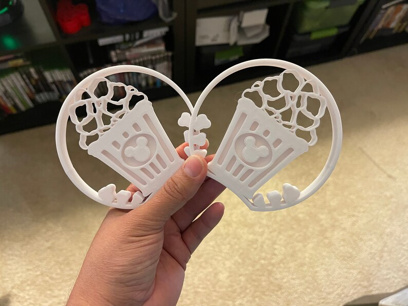DIY Mickey Popcorn 3D Printed Ears Etsy
