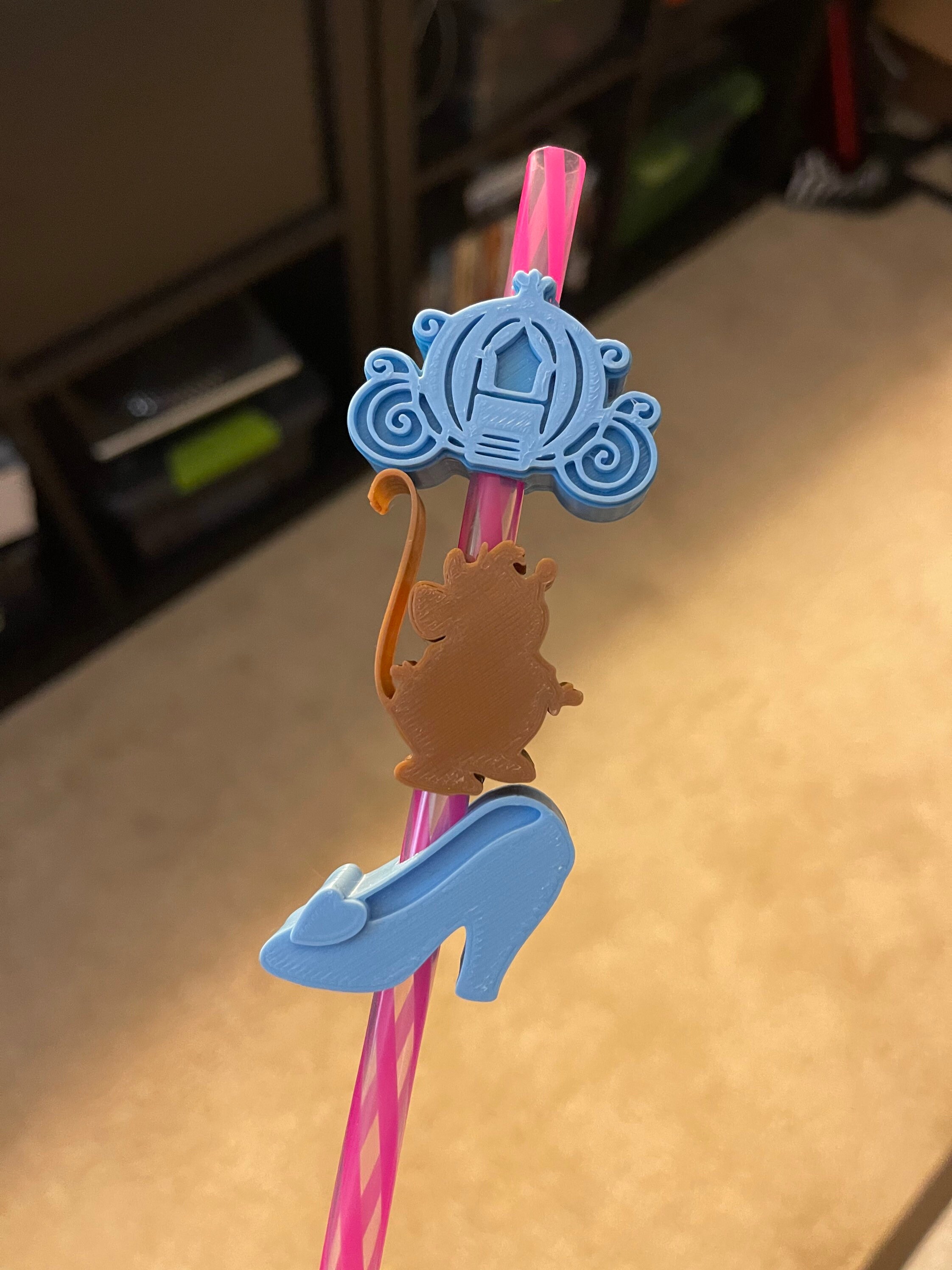 Disney Cinderella Carriage Magical Straw Topper Straw Buddy Etsy