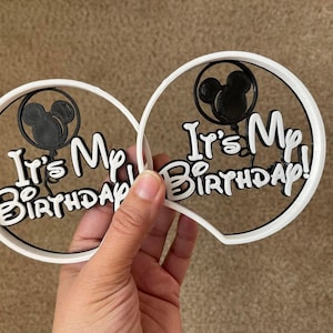 It’s My Birthday Mickey Balloon 3D Printed Ears