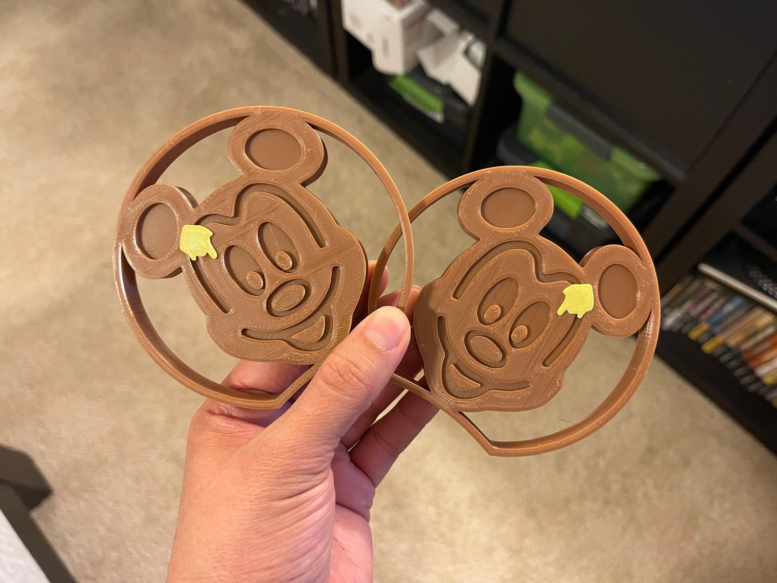 Mickey Waffle Disney Themed Snack Ears 3D Printed Etsy
