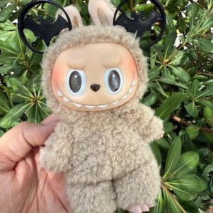 3D Printed Halloween Mickey Bat Ear Accessory for NuiMO Dolls and Labubu Monsters