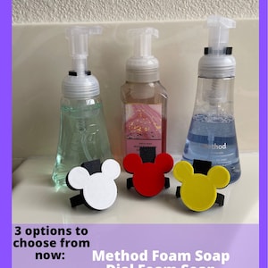 Mickey Mouse Shaped Foam Soap Dispenser attachment