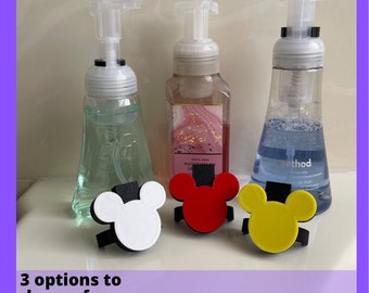 Mickey Mouse Shaped Foam Soap Dispenser attachment
