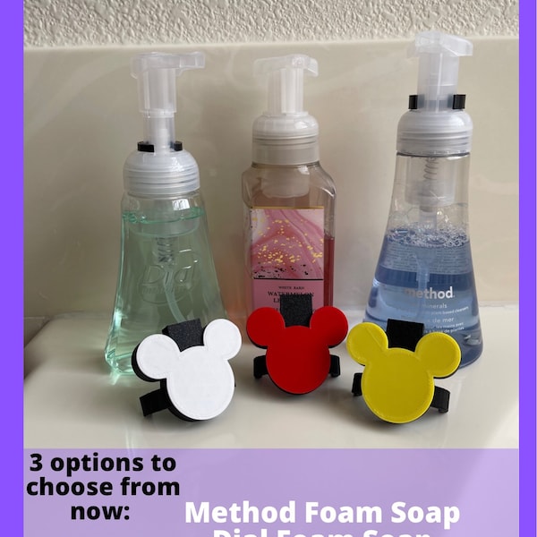 Mickey Mouse Shaped Foam Soap Dispenser attachment