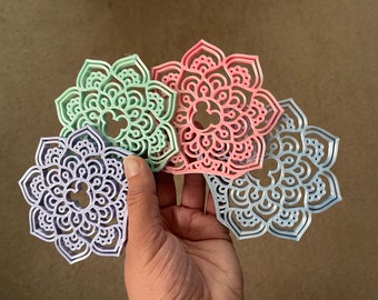 Hidden Mickey Mandala 3D Printed Ears