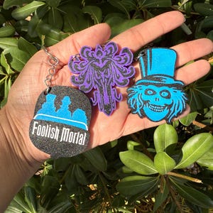 Haunted Mansion themed disney Keychain