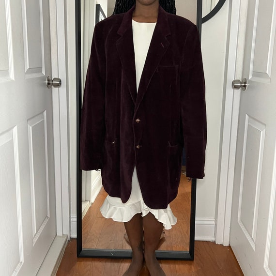 Corduroy Blazer with Elbow Patches