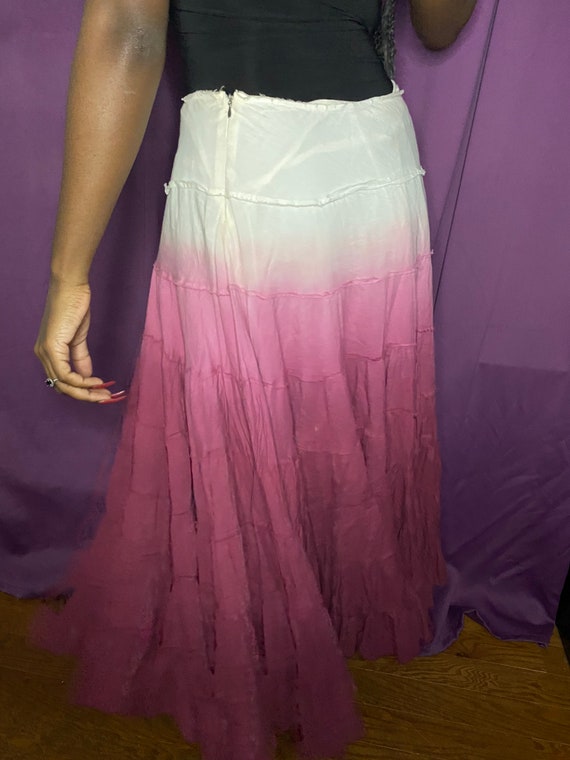 vintage 90s ombré pleated skirt - image 3