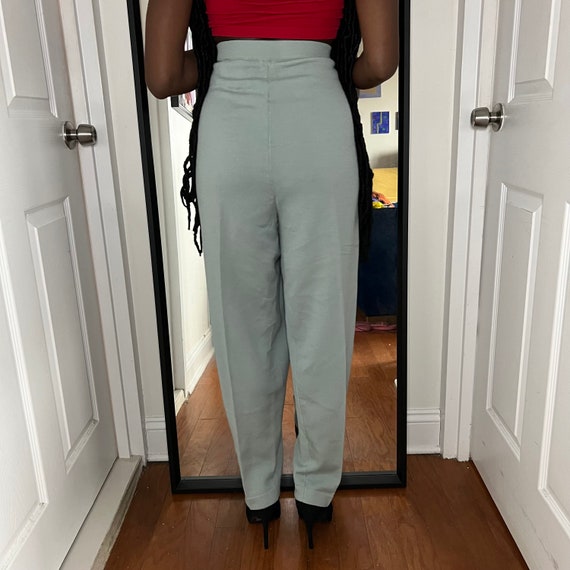 90s vintage mint green lord and Taylor slacks - image 4