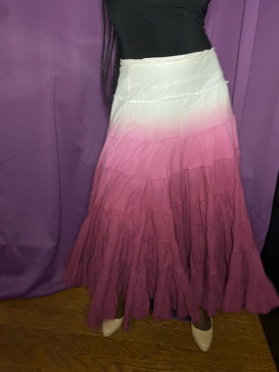 vintage 90s ombré pleated skirt - image 1