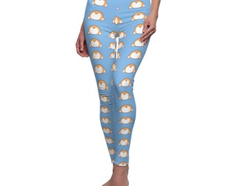 corgi christmas leggings