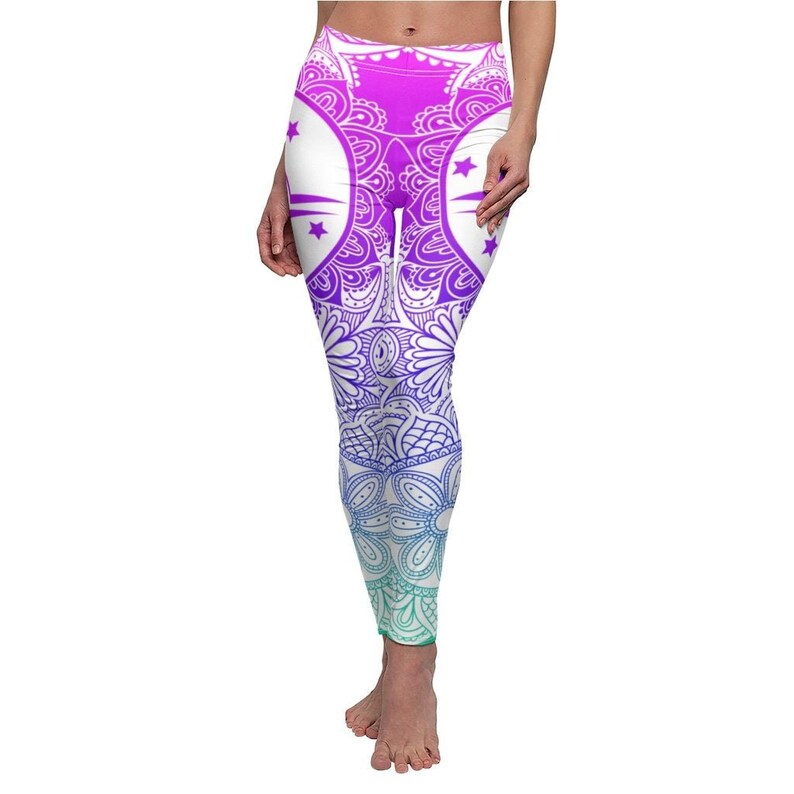 Bright Libra Zodiac Leggings Astrology Star Sign Yoga Pants | Etsy