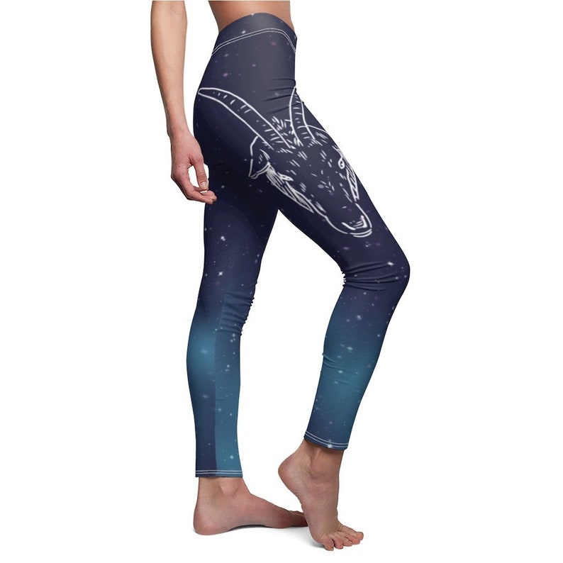Capricorn Zodiac Leggings Astrology Star Sign Yoga Pants Etsy