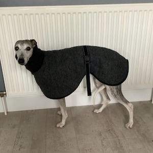 whippet coat ,whippet jacket ,medium,fleece lined ,herringbone, tweed.