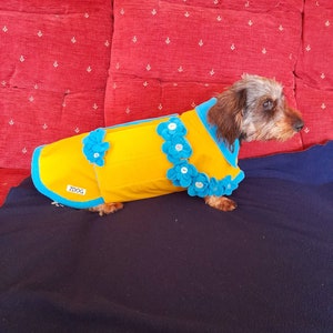 Daschund coat ,waterproof ,hi vis ,fleece lined.