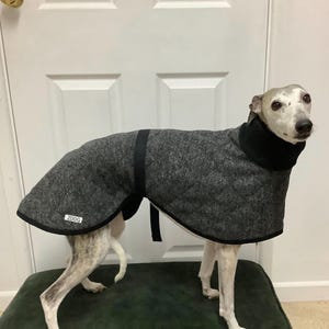 whippet coat ,whippet jacket ,medium,fleece lined ,herringbone, tweed.