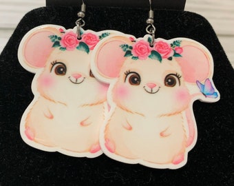 Mouse Hook Earrings