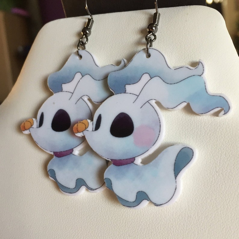 Zero Nightmare Before Christmas Flatback Hook Earrings