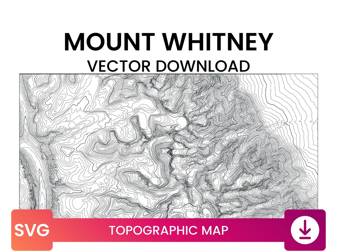 Topographic Map Of Mount Whitney California Contour Line Map Multi Il 1080xN.4687718009 7p6p