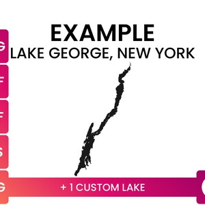 Over 50 SVG Files | Access Growing Database of North American Lake ...