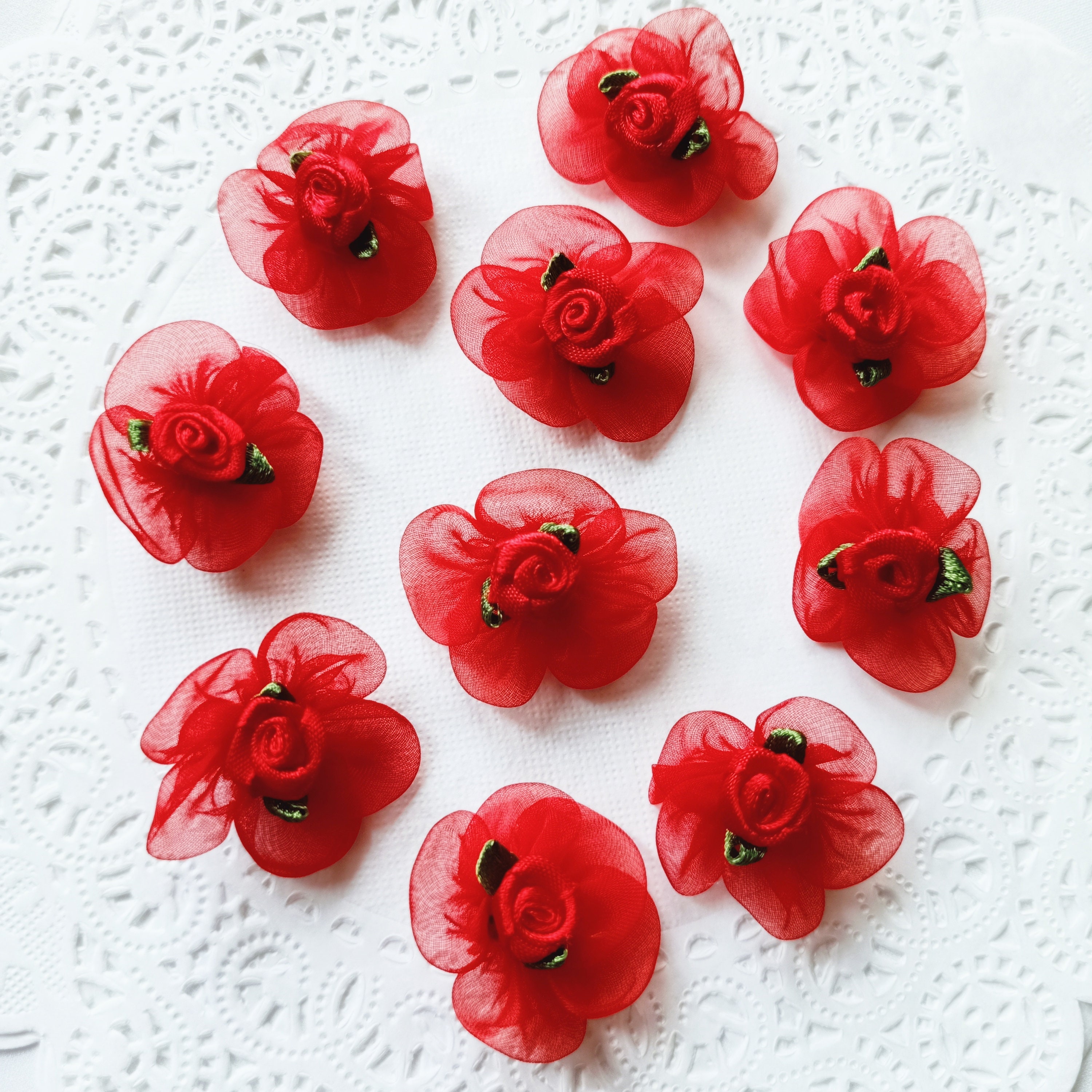 Red Tulle With Satin Roses Center Flowers 5/10pcs, Sheer Flowers,costume Making,tulle Flowers,sewing Supply, Millinery, Red Fabric Flowers - Etsy Red Tulle With Satin Roses Center Flowers 5/10pcs, Sheer Flowers,costume Making,tulle Flowers,sewing Supply, Millinery, Red Fabric Flowers - Etsy