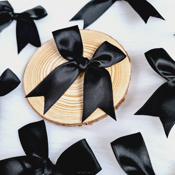 Selbstklebende Satinband-Schleifen 6cm – Perfekt Für Hochzeit, Party, Geschenke & Deko, UK-Herstellung