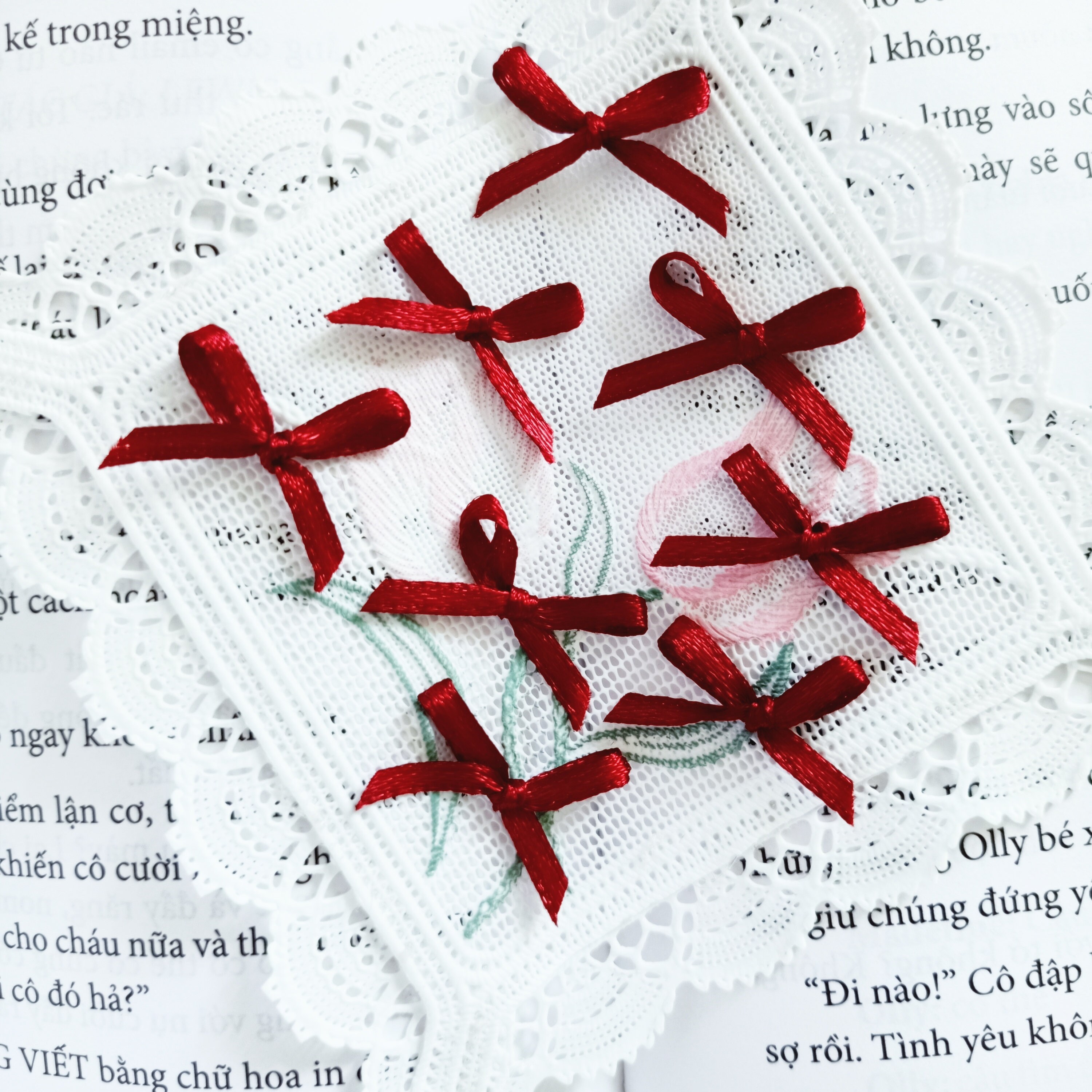 Burgundy Satin Ribbon Bows: Handmade Craft Supply (25/50pcs) - Etsy