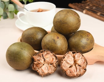 9pcs Dried Monk Fruit, Siraitia Grosvenorii, Luo Han Guo