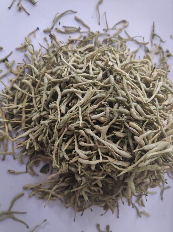 0g Jin Yin Hua 金銀花 Flos Lonicera Japonica Honeysuckle Etsy 0g Jin Yin Hua 金銀花 Flos Lonicera Japonica Honeysuckle Etsy