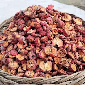 500g Dried Hawthorn Fruit Slice, Crataegus Pinnatifida, Shan Zha
