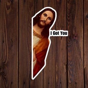 Jesus I Got You Magnet: Funny Religious Refrigerator Fridge Decor