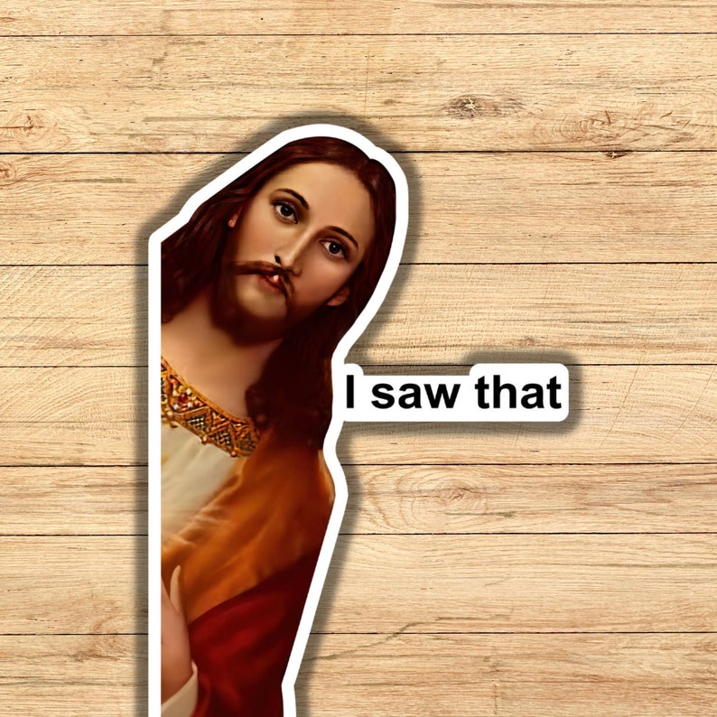 Jesus Water Bottle Sticker