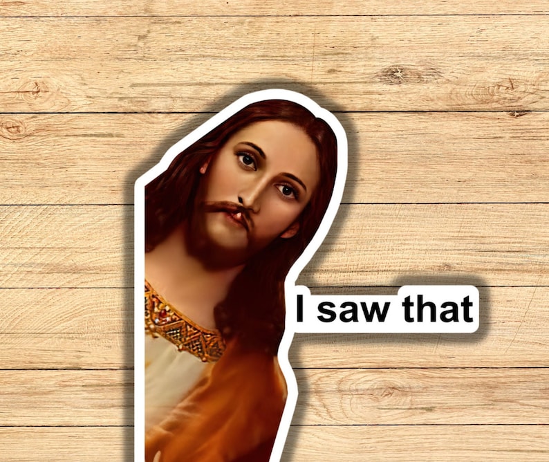 Jesus Meme Sticker