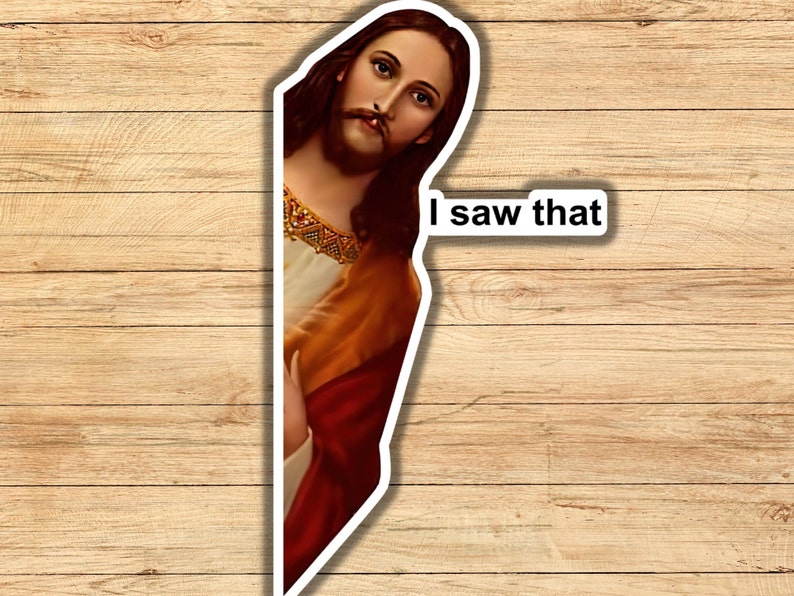 Funny Jesus Meme Sticker