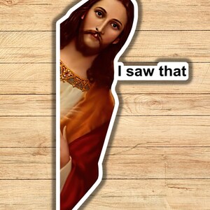 Motivational Jesus Sticker