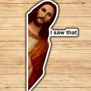Funny Jesus Sticker