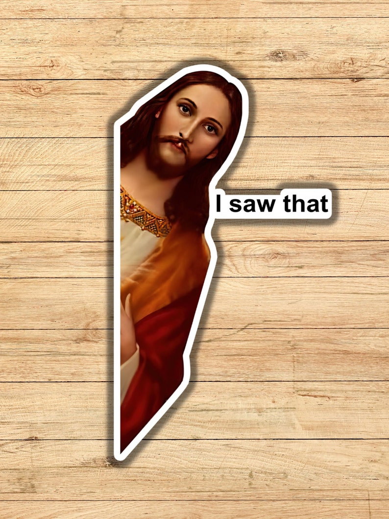 Funny Jesus Sticker